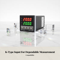 REX-C100 Temperature Controller, Digital Intelligent Thermostat, Automatic Temperature Control