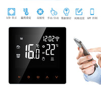 Tuya WiFi Smart Thermostat for Water/Electric Floor Heating and Wall-Hung Boiler with APP and Voice Control, LCD Panel