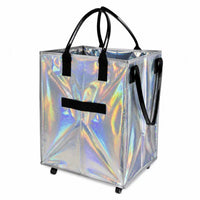 OEM Foldable Travel Bag with Wheels for Carry-On Luggage, 36-55L, Polyester