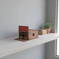 1/72 Scale Western Town Model Engaging Build-Your-Own Project for Hobbyists
