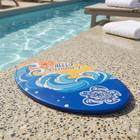 Wooden Surfboard 37-Inch Water Play Board Surfboard-Design Board Pointed Nose Lengthened Shape