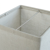 Linen Cylinder Lamp Shade, Tall Cylinder Lampshade for Bedside, Cylinder Lamp Sh #variant:Rectangular Fabric Lampshade