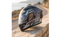 DOT Approved Full-Coverage Headgear | Aerodynamic with Visor, for Street Riding