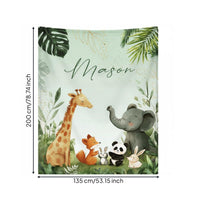 Flannel Throw Versatile Customized Flannel Blanket Unique Gift Idea Picture Blanket for Kids, Infants, Travel