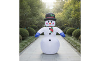 Christmas Inflatable Snowman Giant Snowman Yard Decor Outdoor Decoration Cheerful Festive