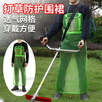 Breathable Mesh Mowing Apron for Garden and Forestry Protection