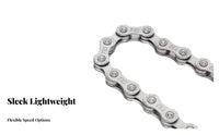 Multi-Speed Bike Chain Effortless Shifting Mountain Bike Chain Wear-Resistant High Tensile Strength for Cyclists