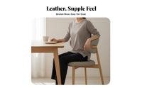 Upholstered Arched-Back Chair Nordic Design Accent Seat Thickly Padded