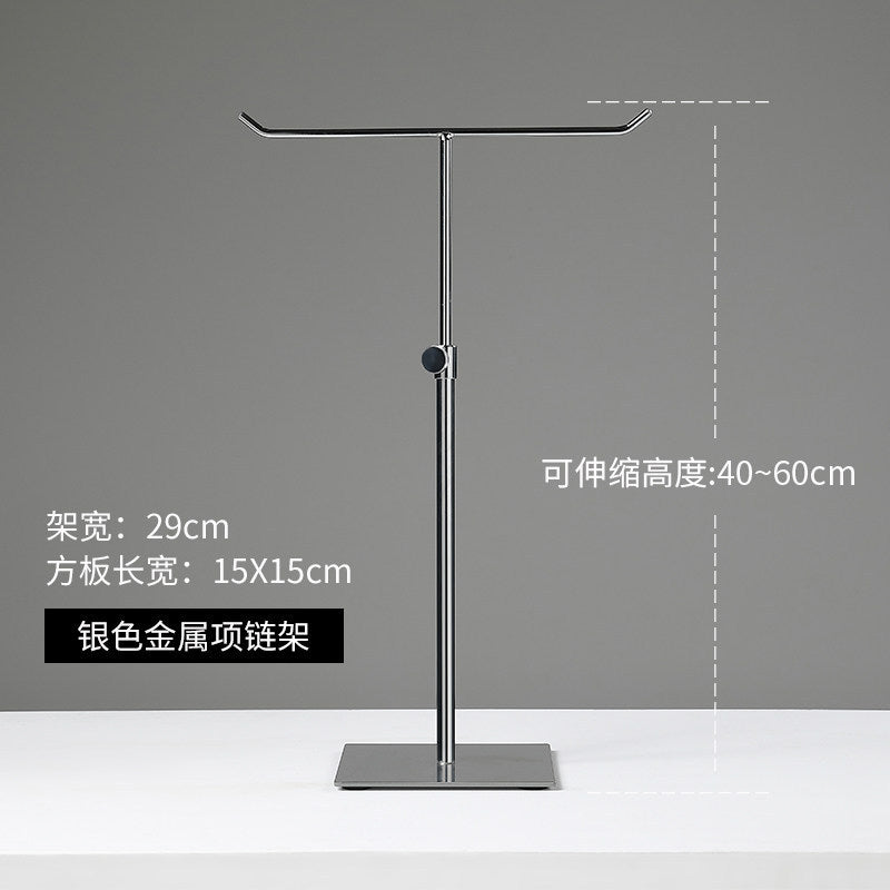 Silver / T-shaped Stand