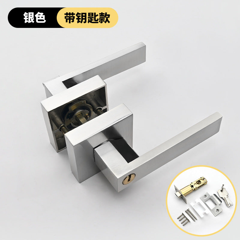 Silver with Key