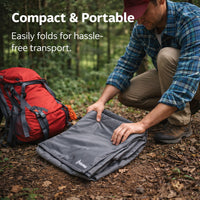 Ground Sheets for Camping, Waterproof Oxford Textile Tent Footprint, Lightweight #variant:Portable, Camping, Outdoor with Webbing