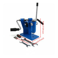 Woodcutting Chain Breaker and Riveter Chain Breaker Set Heavy Duty Link Press Tool for Garage, Repair Shop