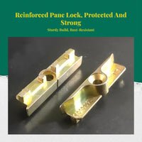 Casement Pane Lock, Resin Steel Sash Lock, Security Replacement, Effortless function, Easy Installation, Home DIY Accessory