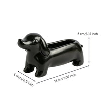 Dachshund Planter Lightweight Dachshund Plant Pot Dog-Shaped Planter for Desk, Shelf, Patio