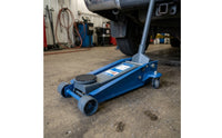 Gearbox Jack with Chain 3-Ton Slim-Profile Gearbox Jack Lift Wheeled Heavy-Duty for Mechanics, Workshop, Garage