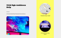 USB RGB LED strip, app control