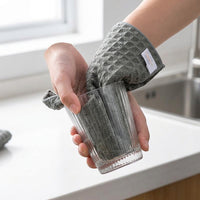 Microfibre Cloth 40x40cm and Odor Resistant Cloth, 380 GSM Weave Microfibre, Cleaning Supplies for Kitchen, Coffee Machine and Bar Counter