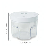Vacuum Degassing Chamber Transparent Vacuum Chamber with Lid Tabletop Epoxy Resin Void Extractor for Workshops
