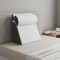 2 Pieces Triangular Backrest Cushion Quilted Triangular Back Pillow
