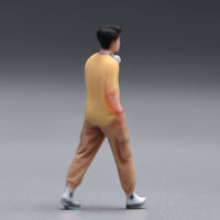 Miniature Boy Figurine Display Handmade Resin Figurine