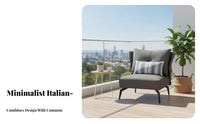 Upholstered Barrel Chair Light Luxury Household Furniture Italian Aesthetic Design Comfortable Seating for Adults, Readers