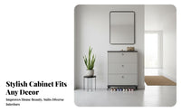 Space-Saving Design Slim Shoe Cabinet Large Capacity Tipping Drawer Shoe Cabinet Easy to Clean Household Furniture Scratch Resistant for Apartment Dwellers, Homeowners, Families, Hallway, Mudroom, Living Room, Bedroom