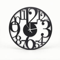 Metal Wall Clock Industrial Clock with Silent Movement Quiet for Office