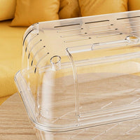 Hamster Habitat Villa and Modern Style Enclosure, Detachable Hamster Starter Kit, Luxury Cage with Interactive Transparent Viewing Design