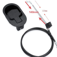 铝合金黑色开关弹簧拉索沙发椅可躺椅家居配套家具五金配件厂家