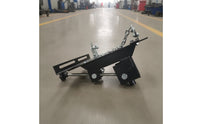 Hydraulic Gearbox Jack Adjustable Gearbox Jack with Safety Chain Gearbox Removal Tool Stable Accurate for Mechanics