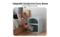 interlocking Storage Cube Opendesign Shelf Nightstand adaptable for Children, Renters