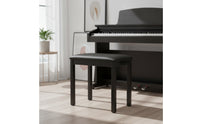 Upholstered Piano Bench Cushioned Keyboard Bench Sturdy Piano Stool Compact for Pianists