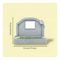 Pet Grave Marker Garden Decor Pet Tombstone Ornament Weather-Resistant for Yard