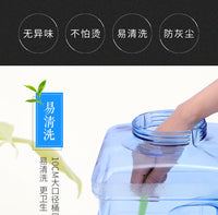 5.5L PC Flat Square Water Bucket for Tea and Storage