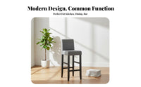High Stool with supportrest Sturdy Frame High Chair with supportrest Non-Slip Feet