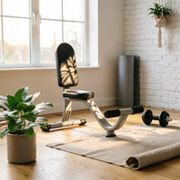 Shoulder Training Bench Home Gym Shoulder Press Bench Foam-Covered Handles