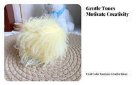 Plush Yarn, Soft Fuzzy, Candy Colors, DIY Crafts