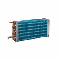 Copper Tube Aluminum Fin Evaporator Refrigerator Condenser Coil Finned Tube Heat Exchanger for Technicians, Display Cabinet