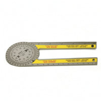 Angle Gauge with Ruler Arms Plastic Angle Gauge Ruler and Protractor Combination Easy-to-Read Measuring Tool Accurate