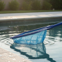 Deep Mesh Pool Net Reinforced Pool Debris Rake Long-Lasting