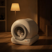 Fully Enclosed Automatic Litter Box App Control Smart Cat Litter Box Quiet for Home, Apartments