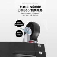 移动维修工具柜汽修工具箱零件车手推车加厚三层跨境专供工具车子