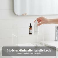 Tiered Display Shelf Multitier Design Tiered Cosmetic storage-spaceSaving