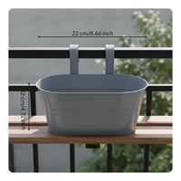 Detachable Hook Container Planter Long-Lasting Iron Hanging Container Planter