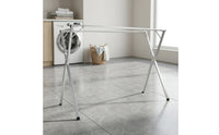 Stainless Steel Clothes Drying Rack Space-Saving Folding Clothes Drying Rack Long-Lasting Stable for Bedroom