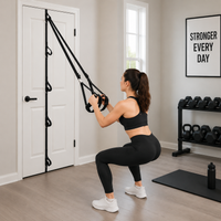 door anchor resistance band system