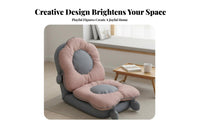 Adjustable rearrest Lounger Foldable Adjustable rearrest Recliner Legless Design Thick Cushioning for Students, Small Apartments