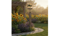 Bee Roof Weather Vane Iron Craft Wind Outdoor