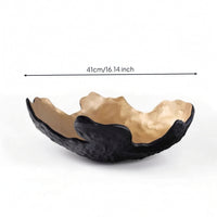 Resin Fruit Bowl Organic Dish Modern for Entryway