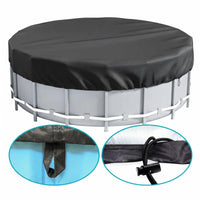 On-Ground-Ground Pool Cover Silver-Coated Round Pool Cover 210D Oxford Cloth